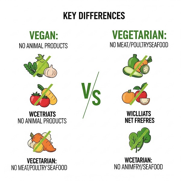 vegan vs vege